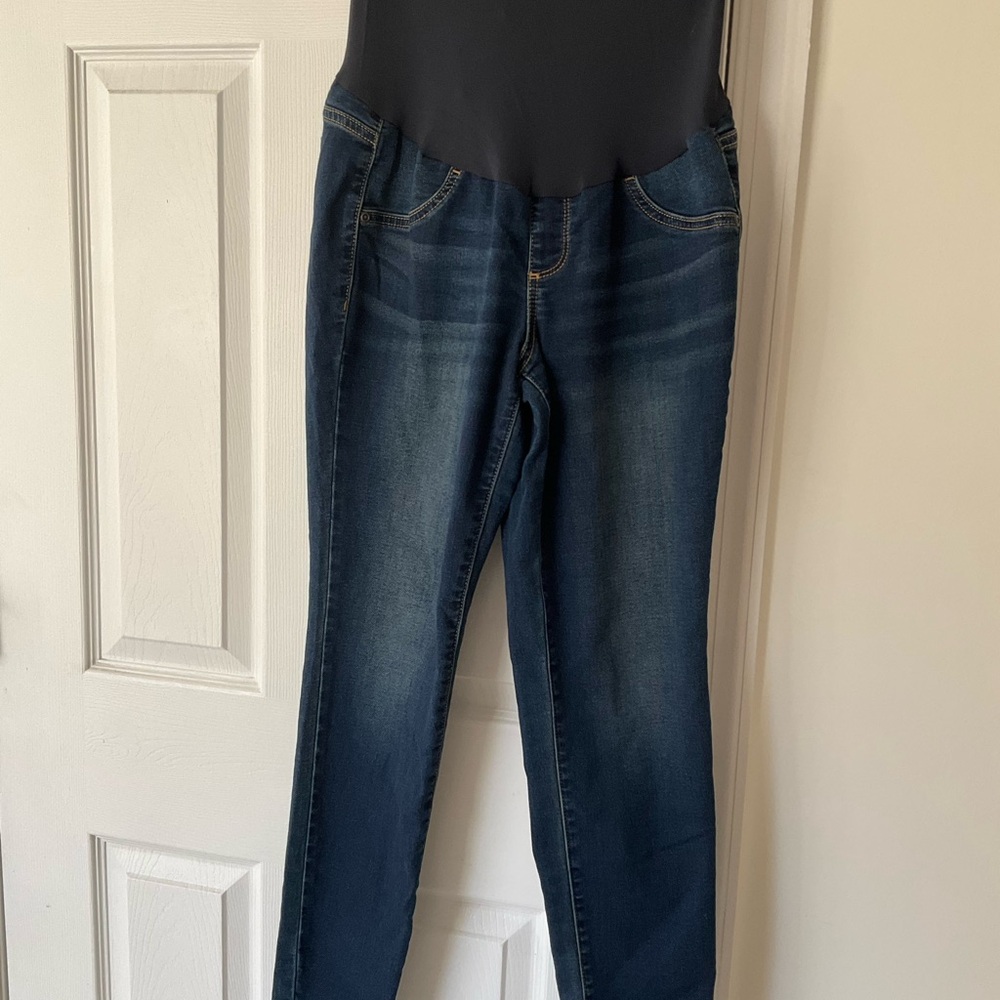a:glow Women's Dark Blue maternity jeans
